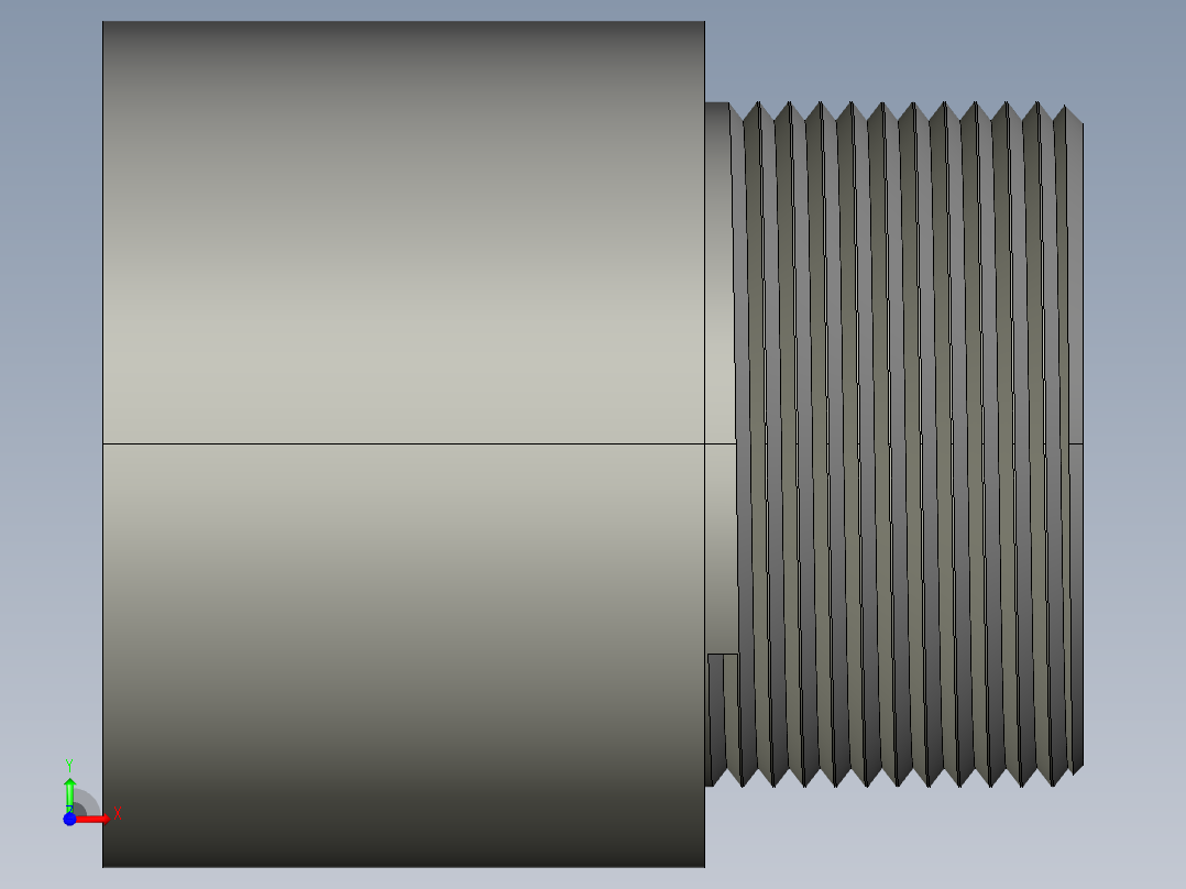 船舶管路系统SeaCor_MaleAdapter_SxMPT_37J136015_1.5in前视图