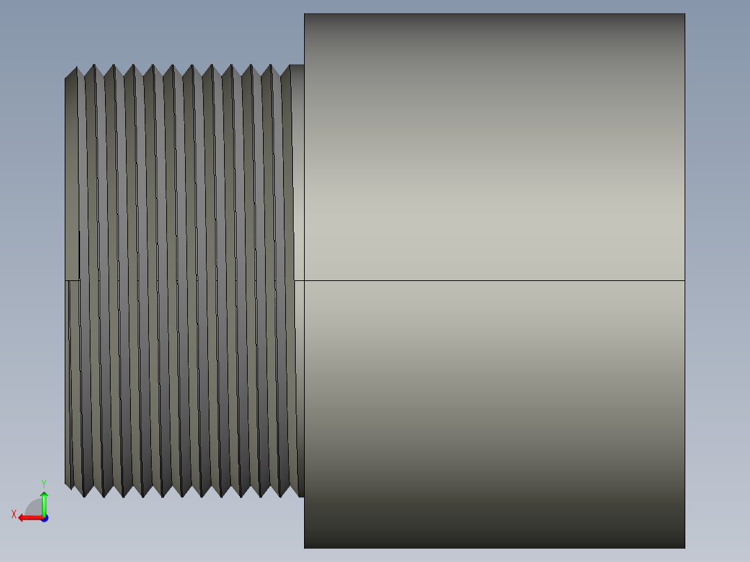 船舶管路系统SeaCor_MaleAdapter_SxMPT_37J136015_1.5in后视图