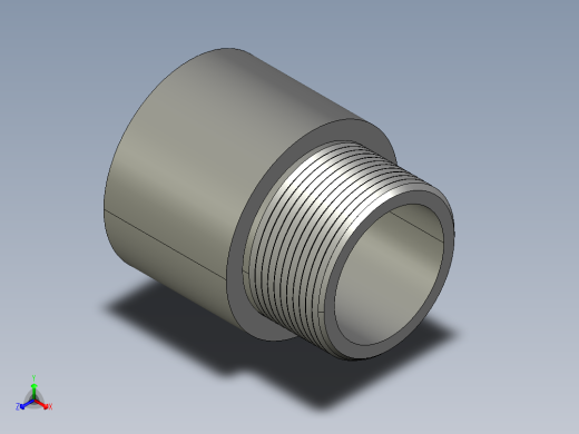 船舶管路系统SeaCor_MaleAdapter_SxMPT_37J136015_1.5in正等轴测缩略图