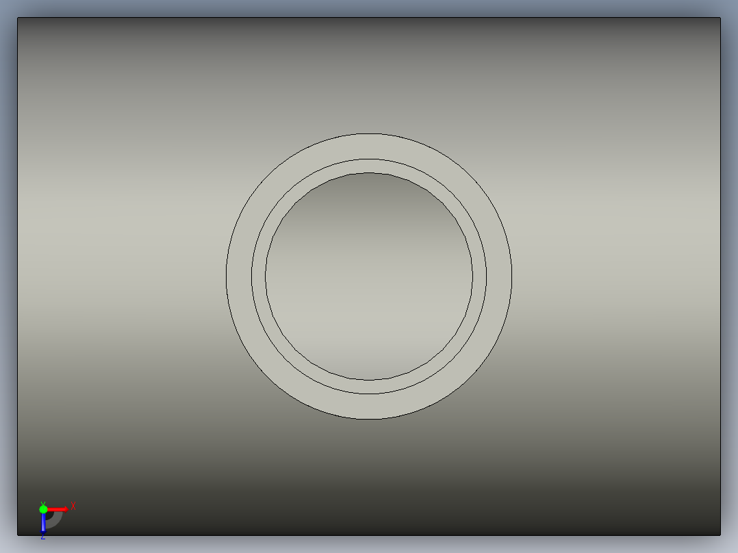 船舶管路系统SeaCor_Molded_ReducingTee_SxSxS_37J101420_4.5in x 2in俯视图