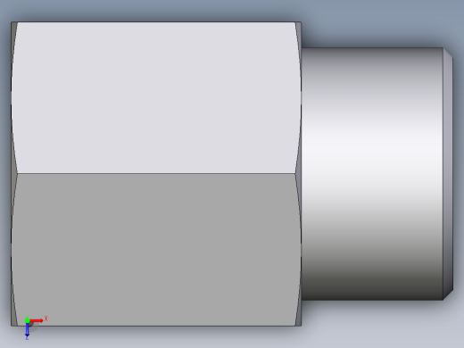 卡套式工业通用硬管接头EO_Swivel_connector_GAI12SMCFX俯视缩略图