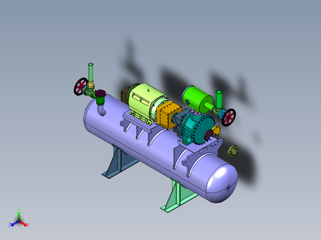 400HP车载无油干式螺杆空压机