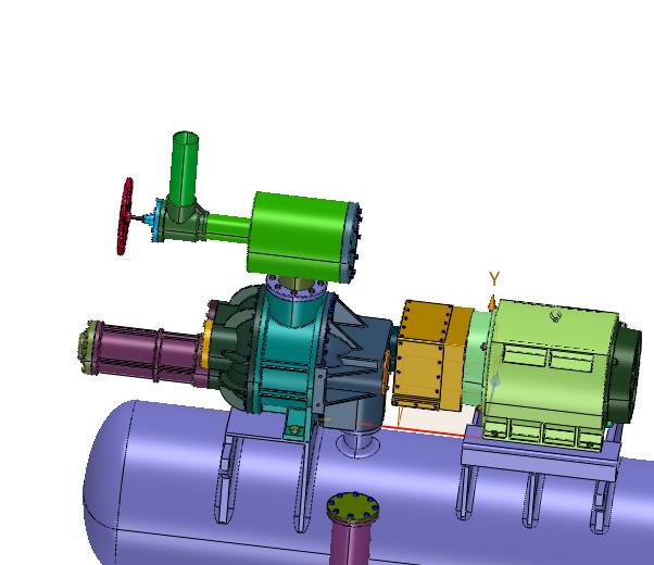 400HP车载无油干式螺杆空压机