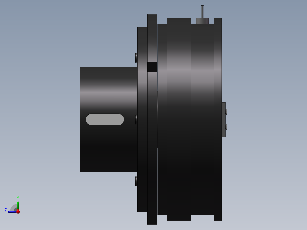 电磁离合器右视图