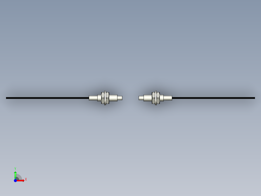 光纤元件对射型FT-D419前视图
