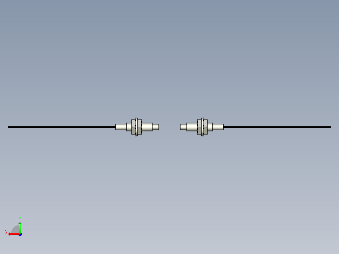 光纤元件对射型FT-D419后视图