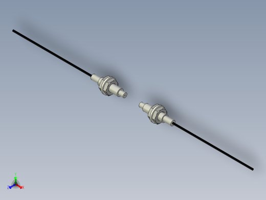 光纤元件对射型FT-D419正等轴测缩略图