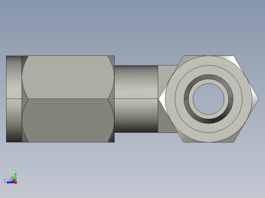 卡套式工业通用硬管接头4_r6bu-s右视缩略图