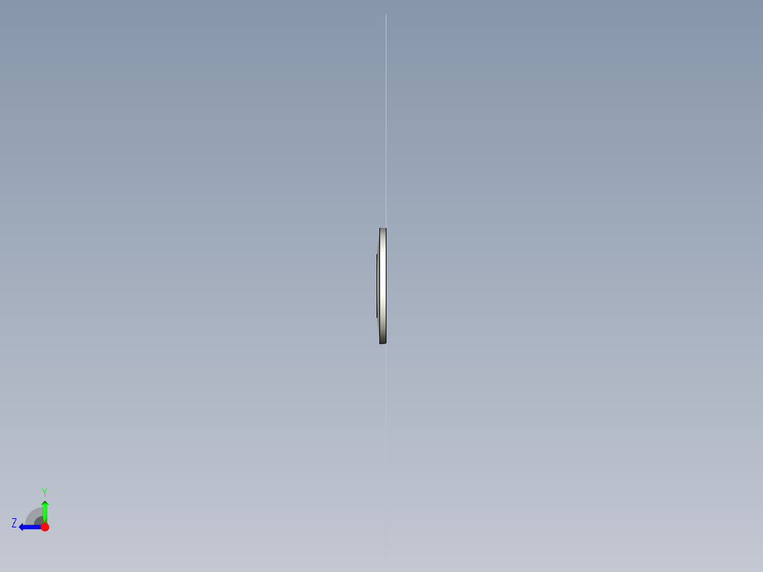 盤型彈簧DS(外徑06mm~100mm)多系列多零件图纸模型右视图