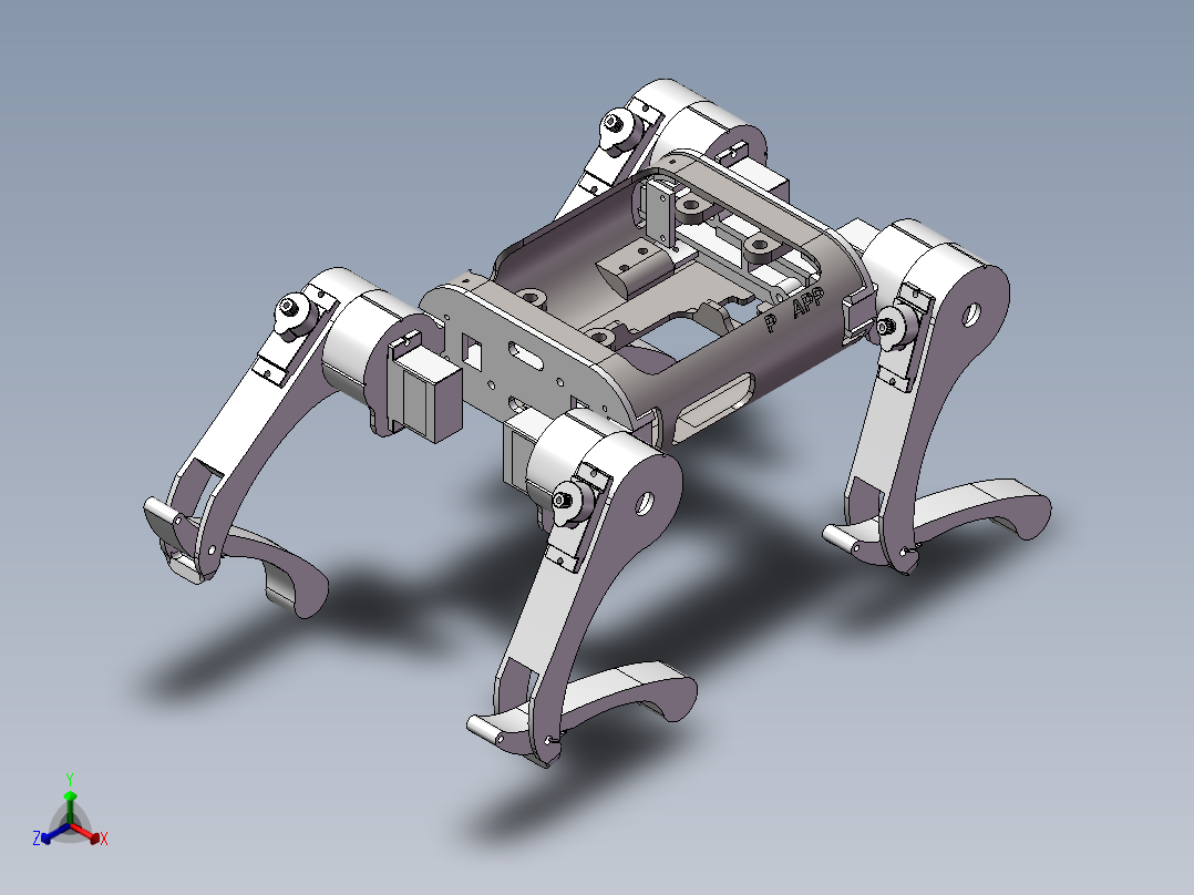 机械结构正等轴测图