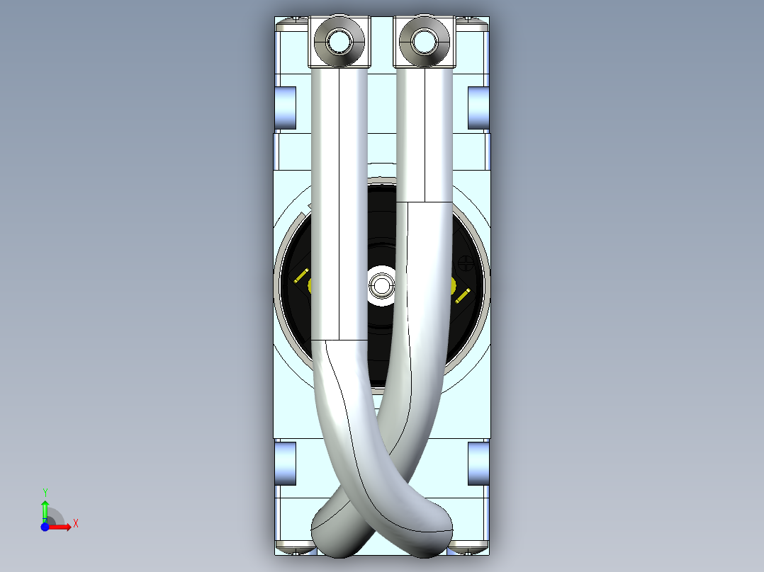 BTC IIS 和 TTC IIS 微型膜片泵 (65)系列图纸前视图