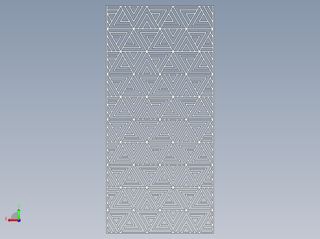 激光切割面板12后视图