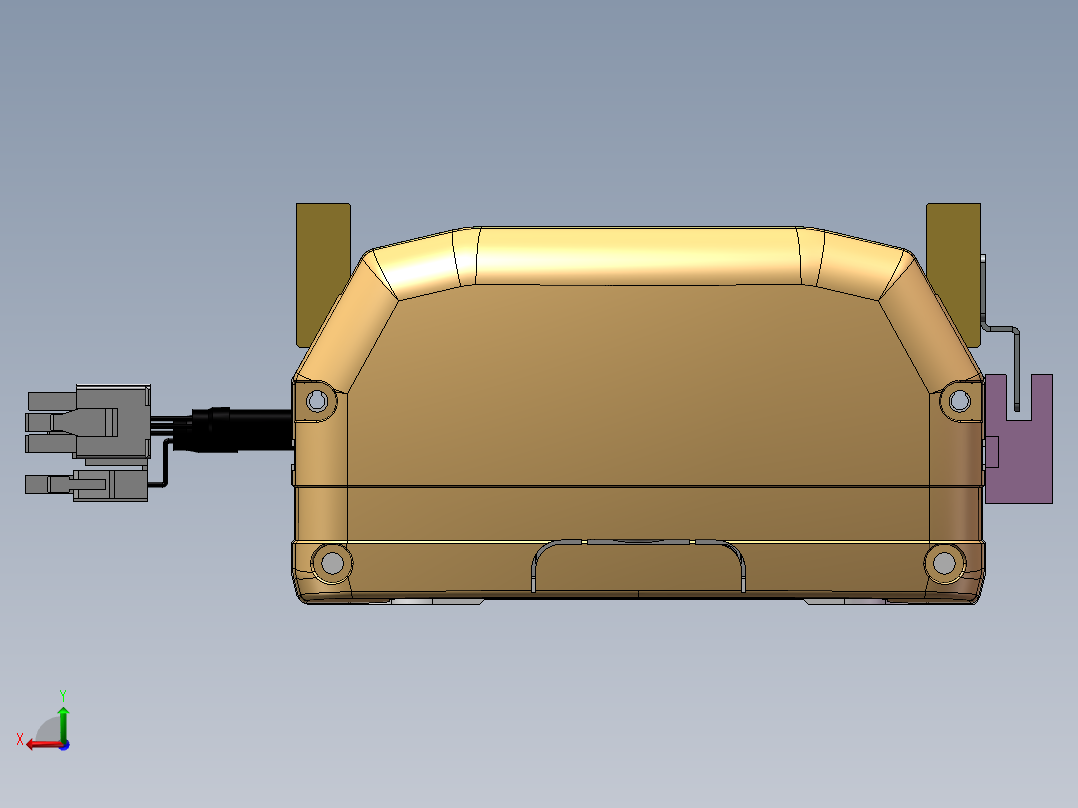MTH丝杆半封闭模组MTH14-M-200WB后视图