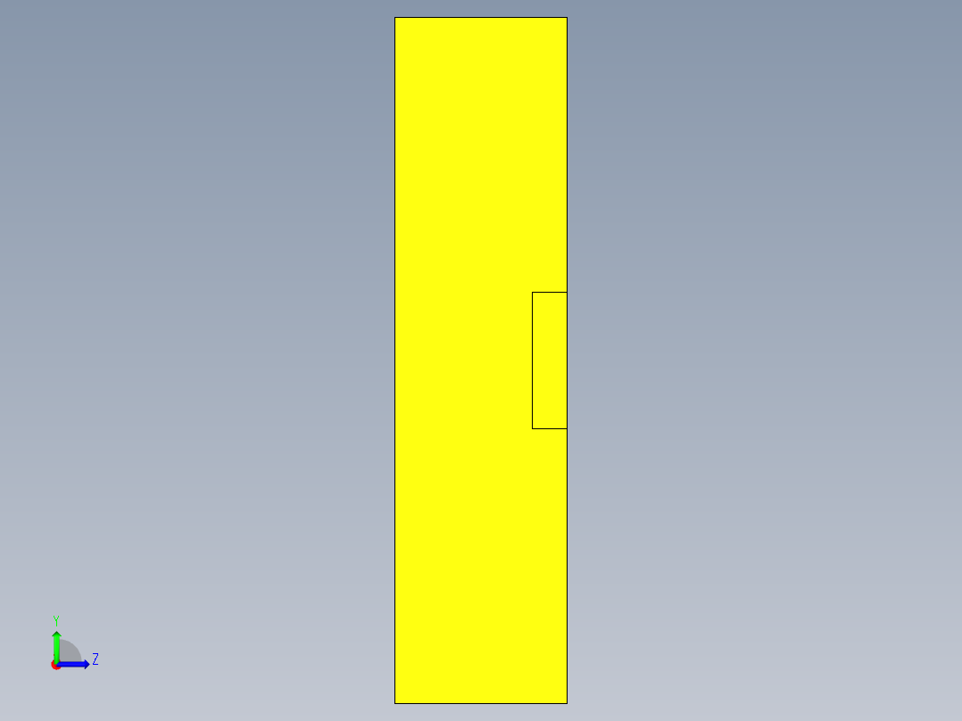 平面铣UG程序编程刀路-左视图