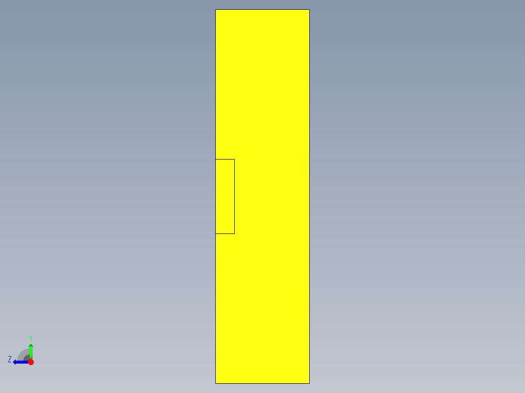 平面铣UG程序编程刀路-右视图