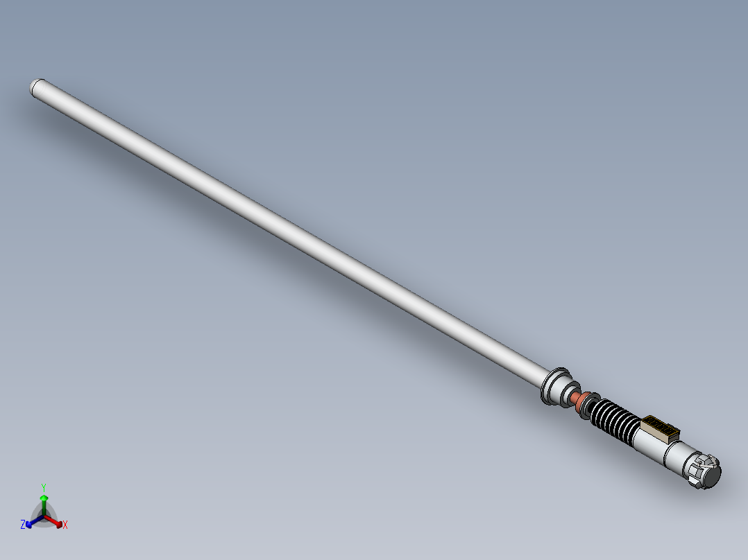 剑、宝剑(154)正等轴测图