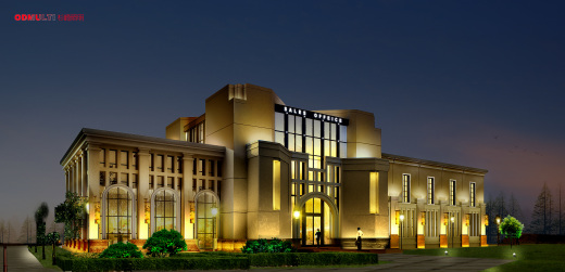 徐州某售楼处泛光照明设计方案(含效果图)缩略图