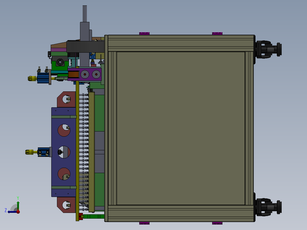 自动喷印设备sw20可编辑右视图
