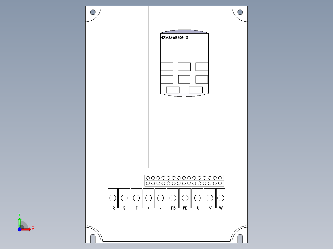 核星 HX300-5R5G-T3前视图