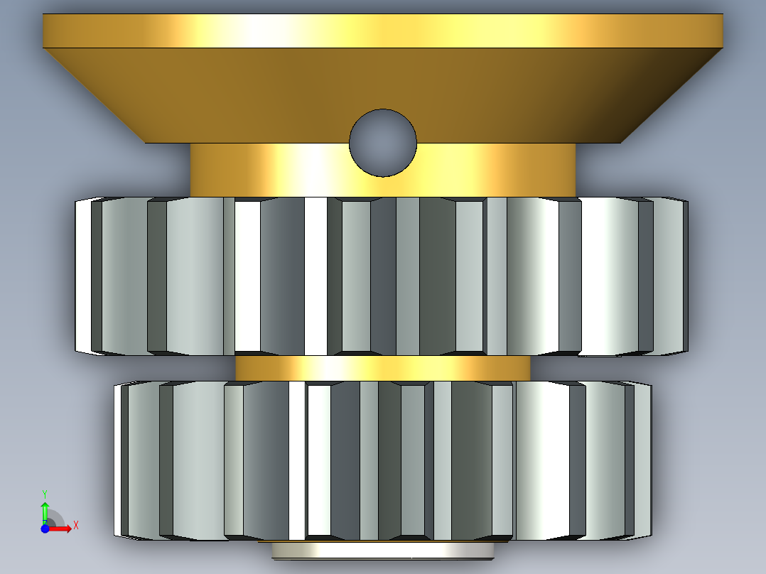 RC汽车的离合器铃声前视图
