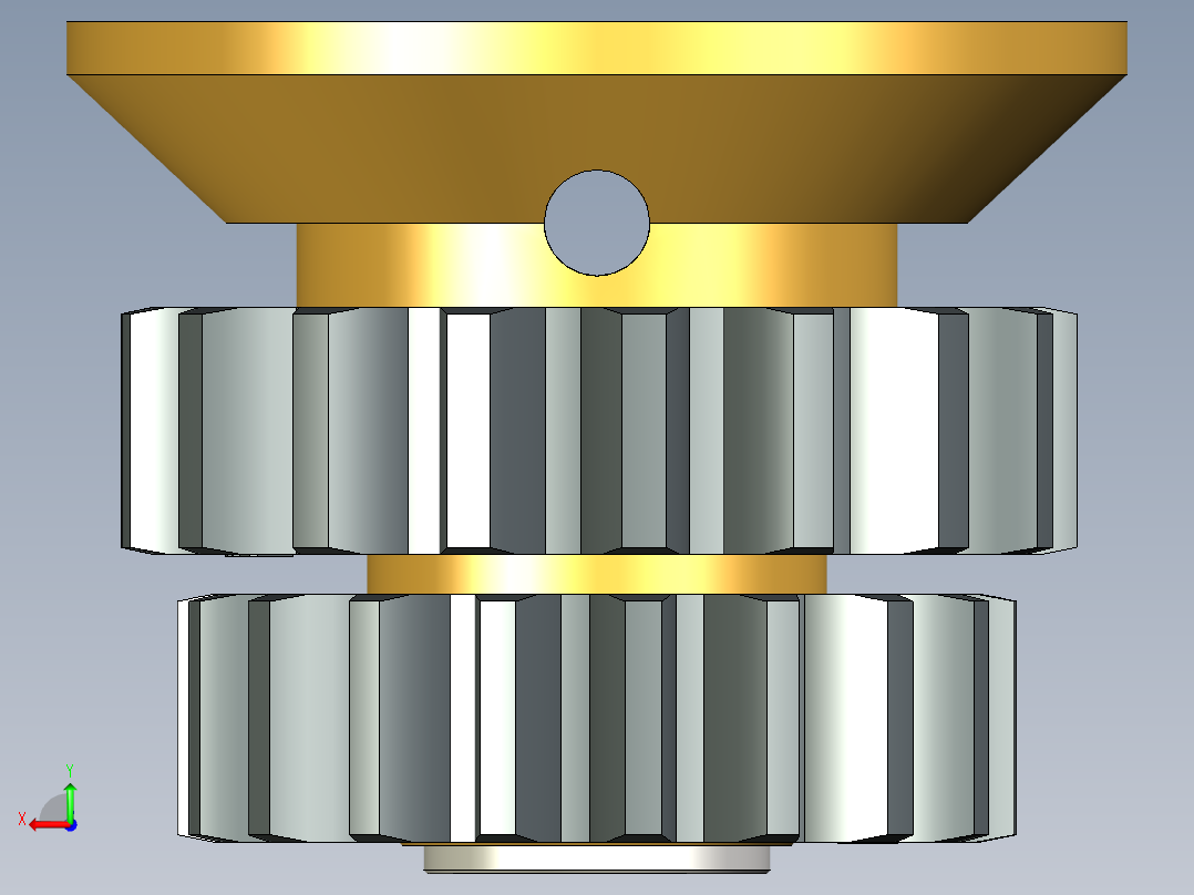 RC汽车的离合器铃声后视图