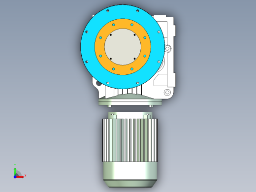 双向螺旋结构三维设计前视缩略图