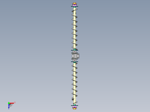 双向螺旋结构三维设计俯视缩略图