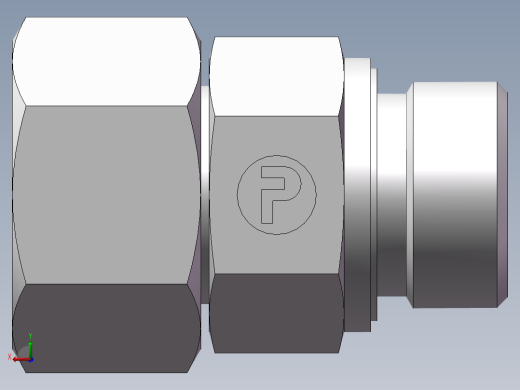 直通管螺纹组合接头、2DC-12-30WD后视缩略图