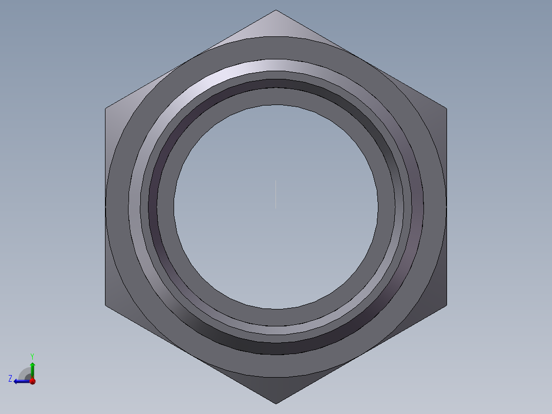 直通内螺纹接头、5CB-52-24右视图