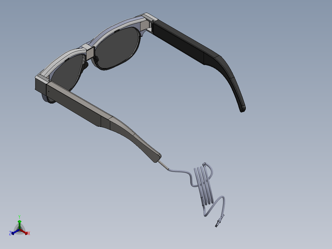 眼镜、墨镜(57)正等轴测图