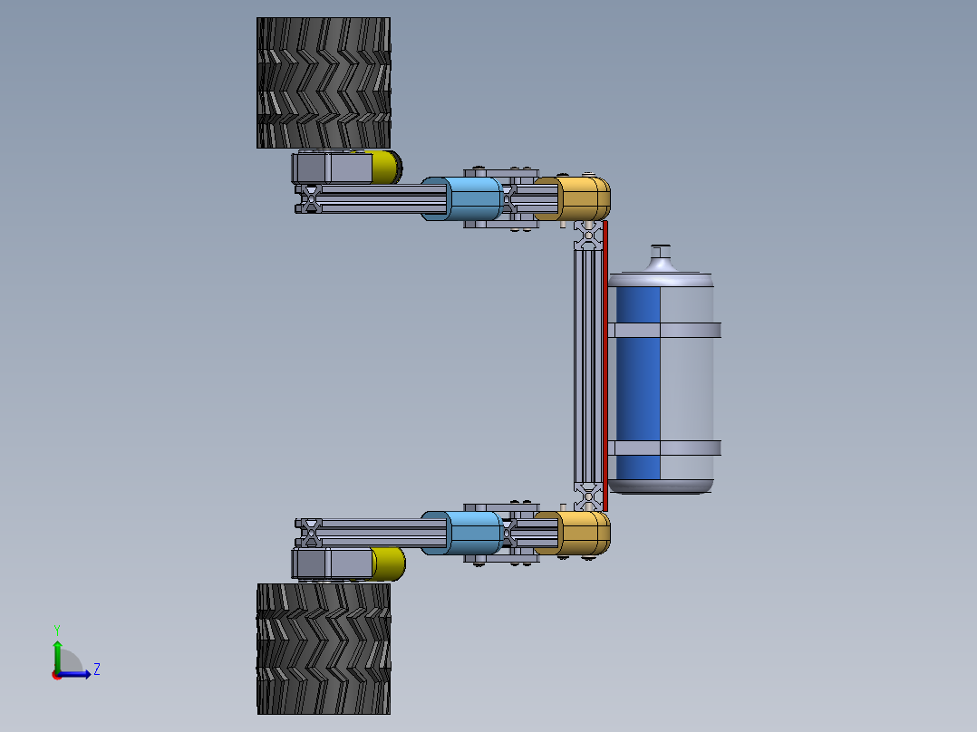 A3003981-农业喷洒车辆左视图