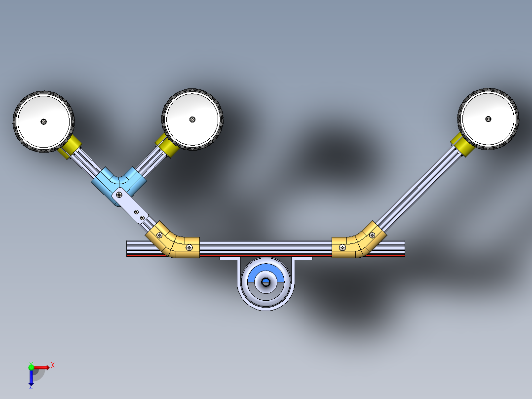 A3003981-农业喷洒车辆俯视图