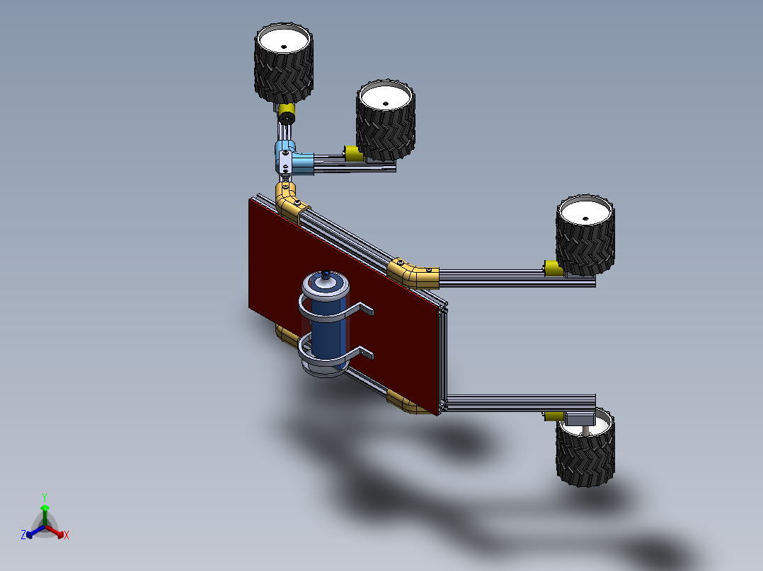 A3003981-农业喷洒车辆正等轴测图