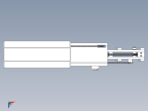 伸缩式货叉俯视缩略图
