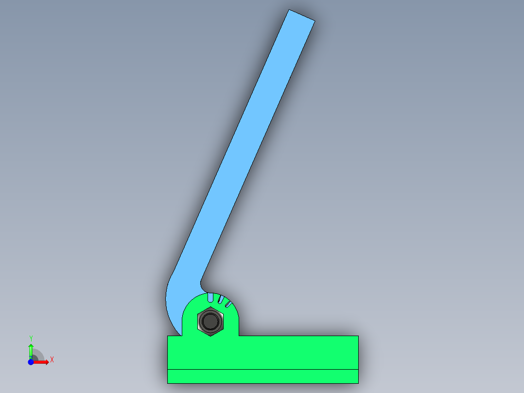 钢筋剪切机前视图