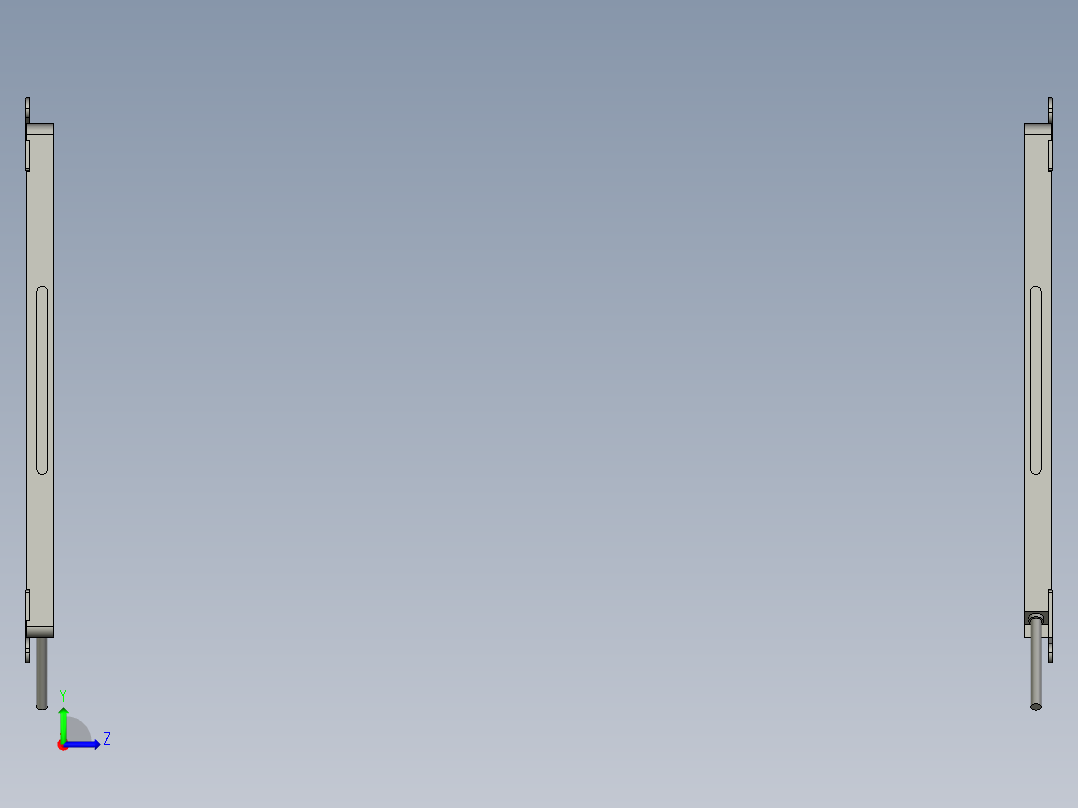 15t散热胶TRAY输送轨道装配左视图