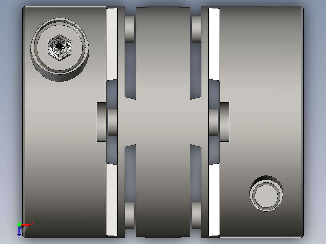 23LM001標準件-聯軸器-MCSLC25-8-10俯视图