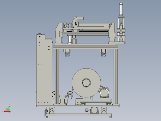 0上料机构--------------总装后视缩略图