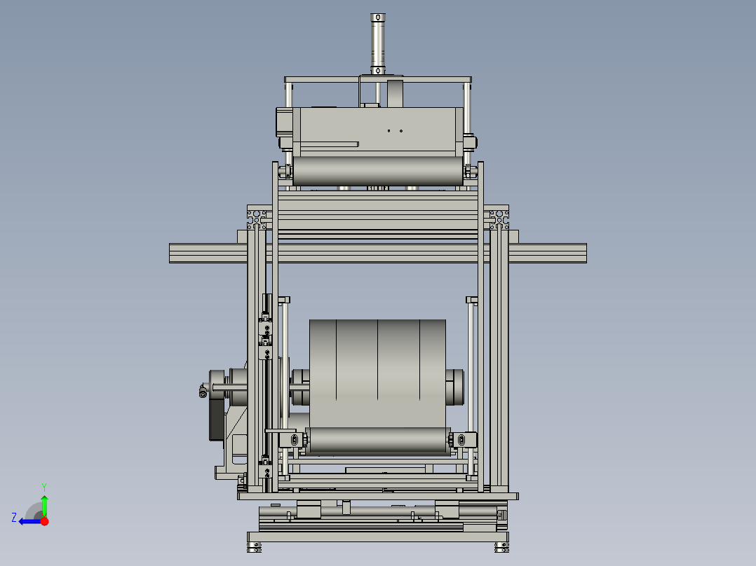 0上料机构--------------总装右视图