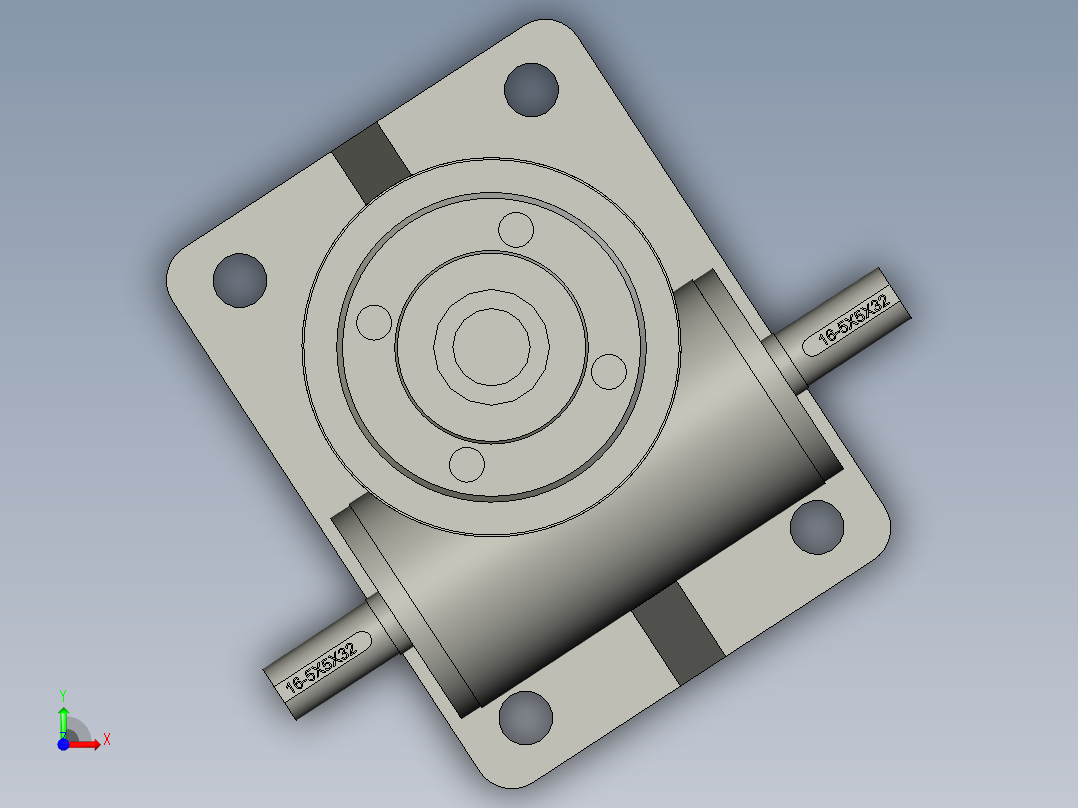丝杆升降机swl25T-II-A-I-HZ_stp前视图