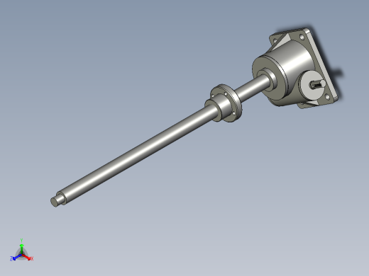 丝杆升降机swl25T-II-A-I-HZ_stp正等轴测缩略图