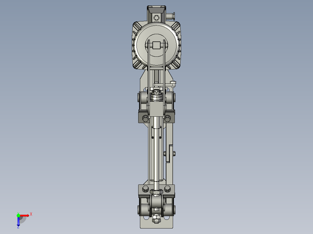 YWZB系列电力液压鼓式制动器YWZB-30050-A-RLHR俯视图