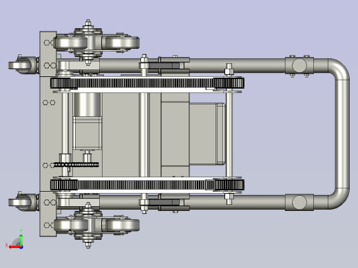 桶装水爬楼车静音可折叠上楼神器后视缩略图