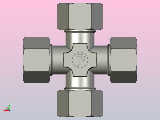 EO管接头联合十字K16ZSCF.igs后视缩略图