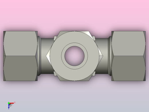 EO管接头联合十字K16ZSCF.igs俯视缩略图