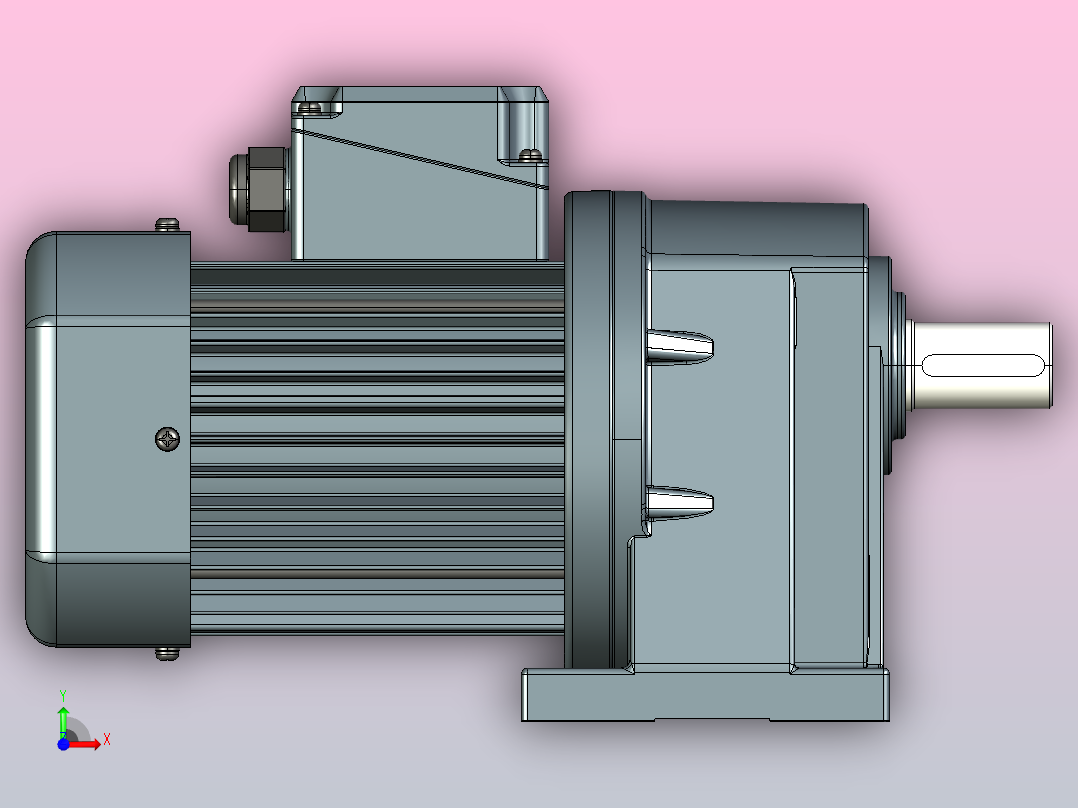 标准电机s250h03-U前视图