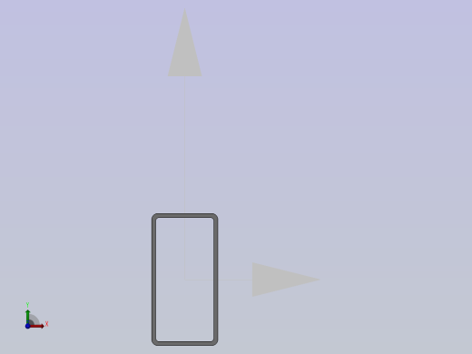 方通40×20×1．2x425(普通钢)前视缩略图