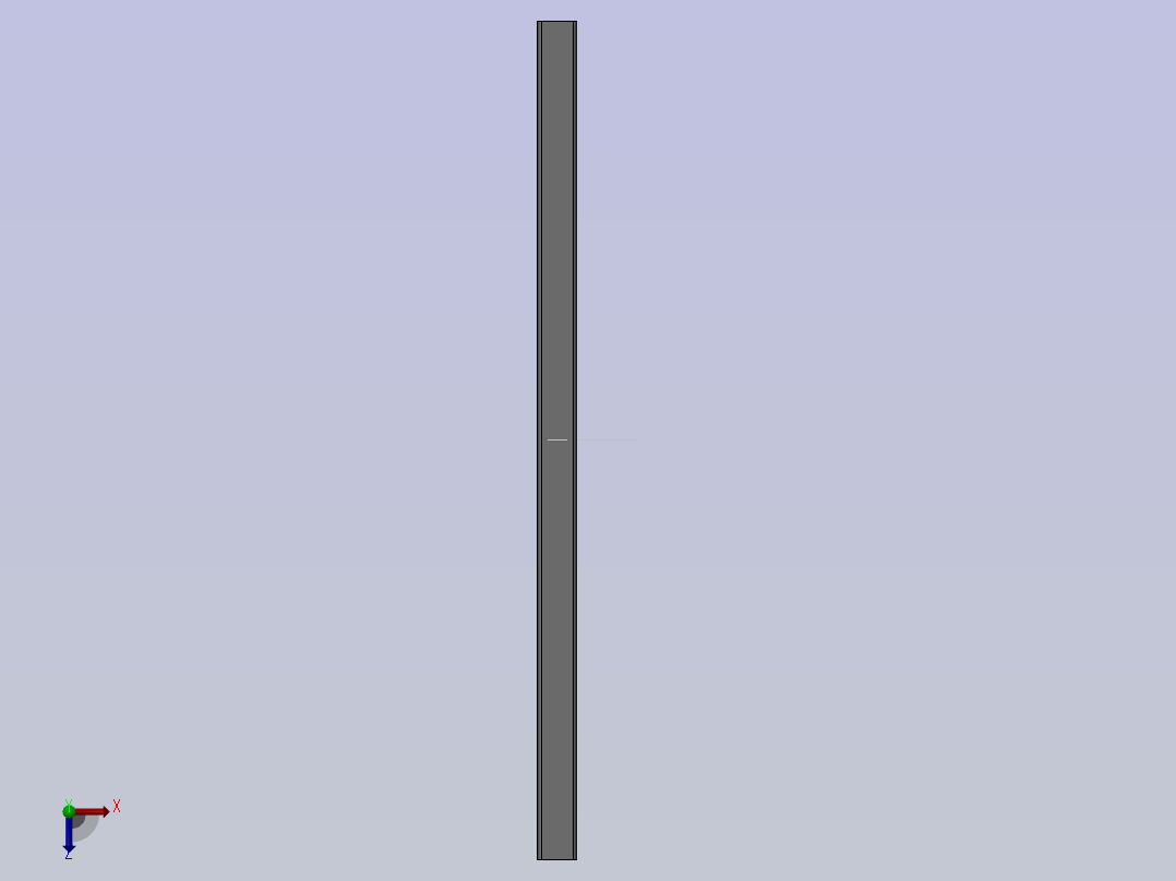 方通40×20×1．2x425(普通钢)俯视图