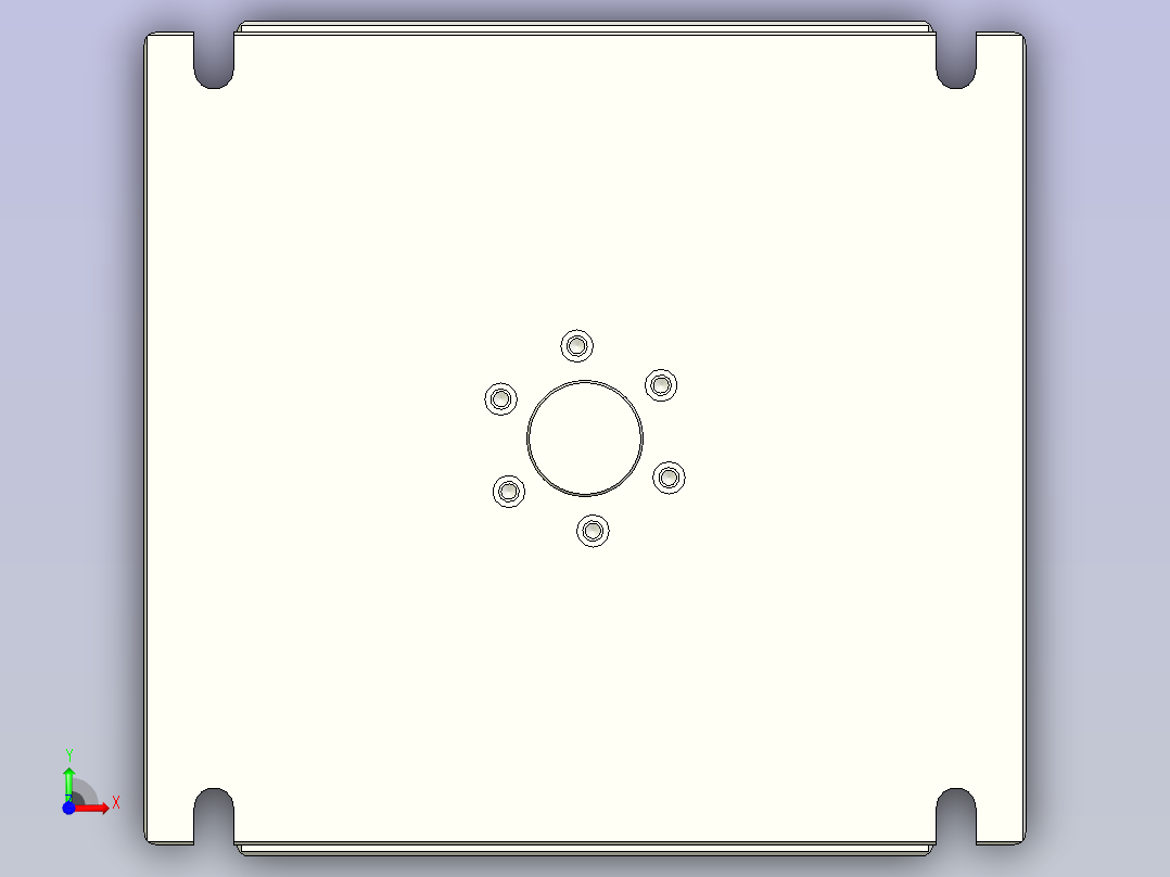 紧固件成型模具前视图
