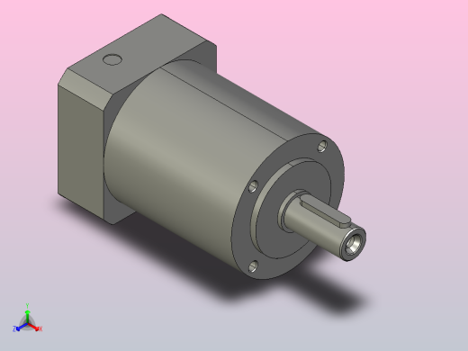 间隙减速器gearbox_gbx060008k_gbk_060_055_0_f正等轴测缩略图